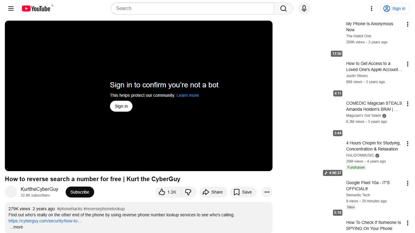 How to reverse search a number for free | Kurt the CyberGuy - YouTube